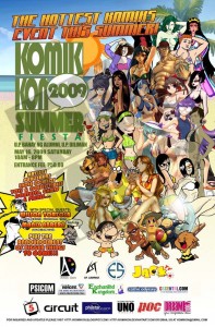 Komikon Summer Fiesta 2009 Poster