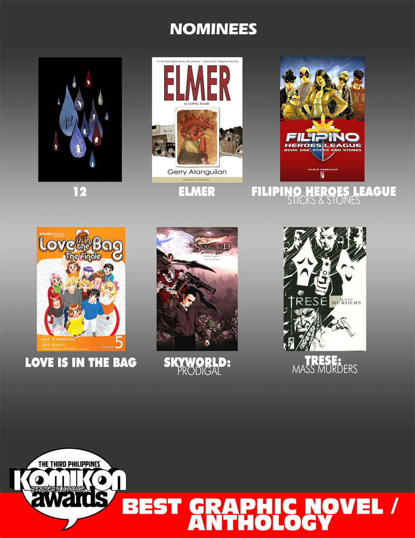 2011 BEST COMIC: Graphic Novel /Anthology Nominees