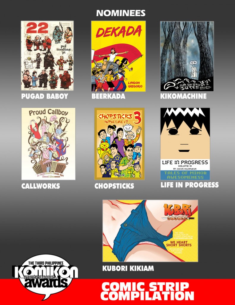 2011 BEST COMIC: Comic Strip Compilation Nominees