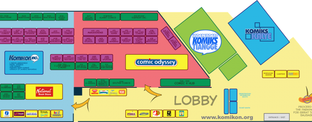 Komikon 2012 Full Floorplan