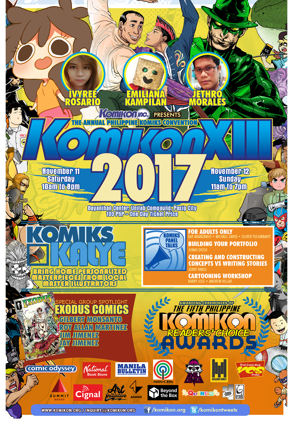 Click to view Full Size of Komikon 2017 Poster